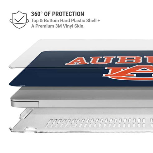 Auburn University AU MacBook Air 15in (2023-2025) Case plus Skin